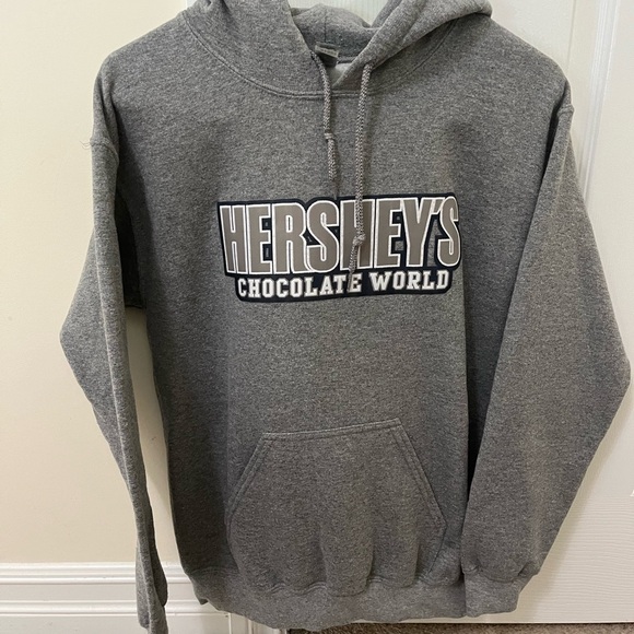 Authentic Hershey Park sweatshirt never worn washed once grey size small - Picture 1 of 4